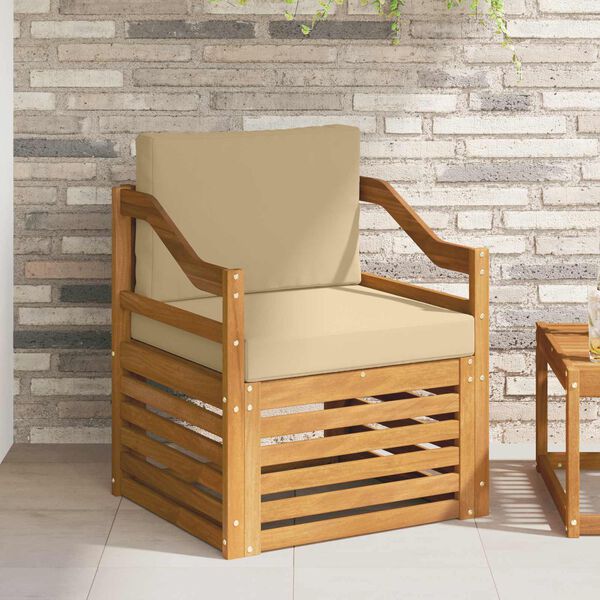 vidaXL Ensemble de canap&eacute;s d'ext&eacute;rieur Naturel 67 x 63 x 73 cm