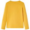T-shirt enfants &agrave; manches longues ocre fonc&eacute; 116
