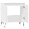 vidaXL Armoire de salle de bain blanc 58x33x60 cm bois d'ing&eacute;nierie
