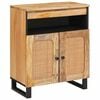 vidaXL Buffet Marron 60 x 33 x 75 cm Bois de mangue massif