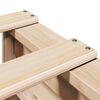 vidaXL Cadre de lit sans matelas 75x190 cm bois de pin massif