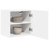 vidaXL Armoire suspendue 2 pcs Blanc 40 x 31 x 40 cm Bois d'ing&eacute;nierie
