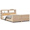 vidaXL Cadre de lit sans matelas 135x190 cm bois de pin massif