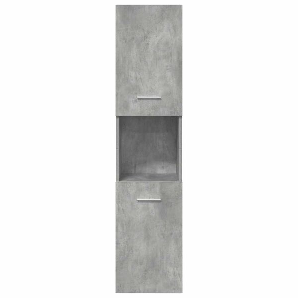vidaXL Ensemble de meubles de salle de bain 5 pcs gris b&eacute;ton