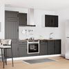 vidaXL Ensemble d'armoires de cuisine 7 pcs Lucca bois d'ing&eacute;nierie