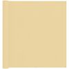 vidaXL &Eacute;cran de balcon Sable 110 x 400 cm Tissu Oxford