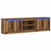 vidaXL Unites TV 180 x 34 x 50 cm Marron Bois d'ing&eacute;nierie