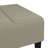 vidaXL Repose-pied Gris clair 78x56x32 cm Velours