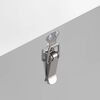 vidaXL Mangeoire pour poules 2 pcs Argent 40,5 x 25 x 38 cm