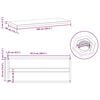 vidaXL &Eacute;tag&egrave;res murales 2 pcs 100x40 cm noir acier inoxydable