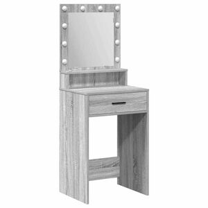 vidaXL Table de Toilette Gris Sonoma 50 x 41 x 135 cm
