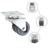 vidaXL 12 pcs Roulettes pivotantes doubles 50 mm