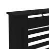vidaXL Cache-radiateur noir 112x19x81,5 cm MDF