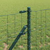 vidaXL Cl&ocirc;ture avec poteau Vert 0,4 x 50 m Acier et PVC