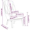 vidaXL Chaise de relaxation Vert fonc&eacute; Velours