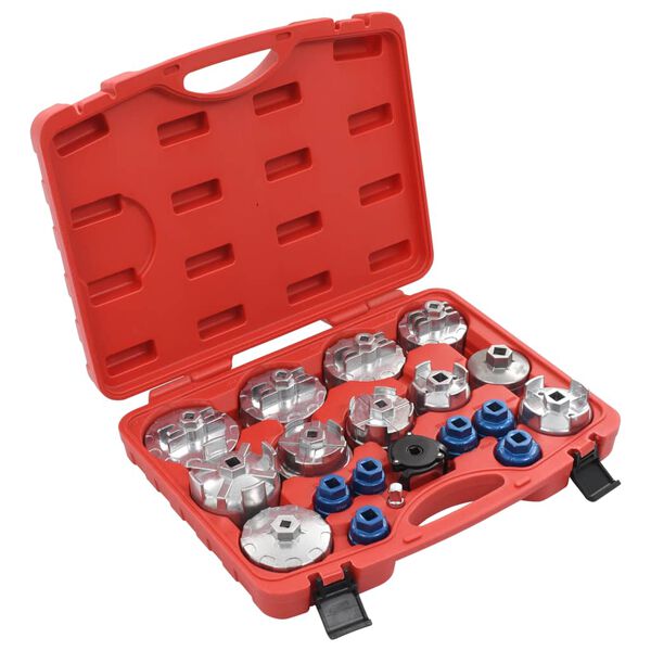 vidaXL Set de bouchons de filtre &agrave; huile 19 pcs