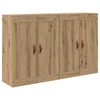 vidaXL Meuble mural 2 pcs Ch&ecirc;ne artisanal 69,5 x 34 x 90 cm