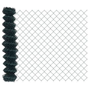 vidaXL Cl&ocirc;ture en treillis m&eacute;tallique Vert 25 x 1 m Acier