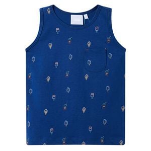 vidaXL D&eacute;bardeur pour enfants bleu fonc&eacute; 128