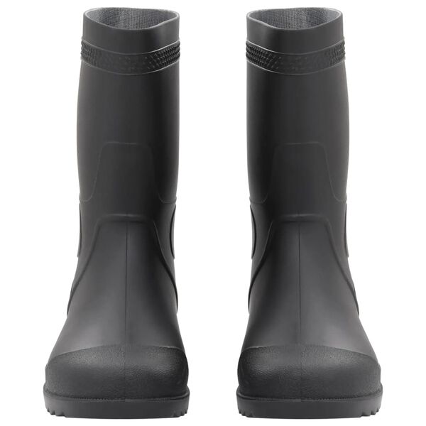 vidaXL Bottes de pluie noir taille 46 PVC
