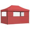vidaXL Tente de f&ecirc;te Bordeaux 279 x 410 x 315 cm Tissu Oxford
