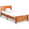 vidaXL Cadre de lit Bois d'acacia massif 100x200 cm