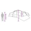 vidaXL Tente familiale avec toit Bleu 833 x 585 x 216 cm taffetas