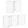 vidaXL Barri&egrave;re pour chien porte pliable 15 panneaux bois de peuplier