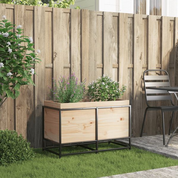 vidaXL Jardini&egrave;re 80x40x50 cm bois de pin massif