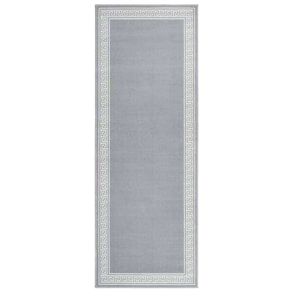 vidaXL Tapis BCF Gris avec motif 60x150 cm