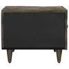 vidaXL Table basse gris clair 80x50x40 cm bois de manguier massif