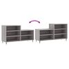 vidaXL Armoire &agrave; chaussures Sonoma gris 102x36x60 cm Bois d'ing&eacute;nierie