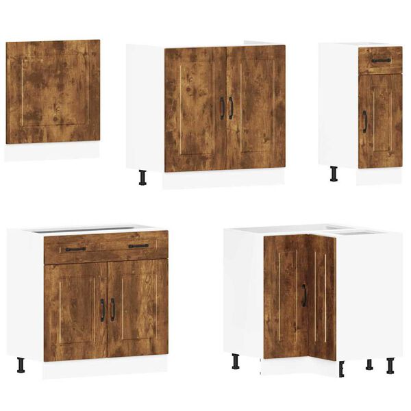 vidaXL Ensemble d'armoires de cuisine 11 pcs Kalmar bois d'ing&eacute;nierie