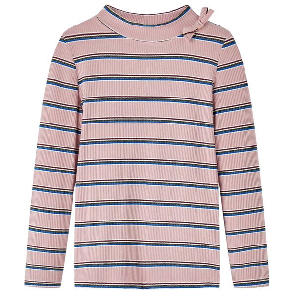 T-shirt enfants &agrave; manches longues rose clair 92