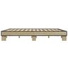 vidaXL Cadre de lit sans matelas ch&ecirc;ne sonoma 200x200 cm