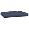 vidaXL Coussins palette lot de 5 tissu bleu marine