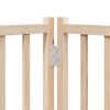 vidaXL Barri&egrave;re pour chien porte pliable 15 panneaux bois de peuplier