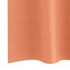 vidaXL Rideaux occultants avec anneaux 2 pcs Couleur terre cuite