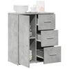 vidaXL Buffet gris b&eacute;ton 60x31x70 cm bois d'ing&eacute;nierie