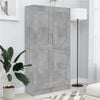 vidaXL Biblioth&egrave;que Gris b&eacute;ton 82,5x30,5x150 cm Bois d&rsquo;ing&eacute;nierie