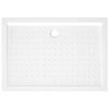 vidaXL Receveur de douche avec picots Blanc 70x100x4 cm ABS