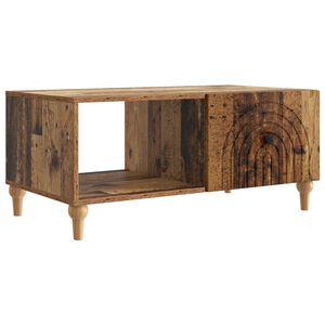 vidaXL Table basse Bois ancien 90 x 50 x 40 cm Bois d'ing&eacute;nierie