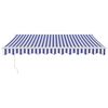 vidaXL Auvent manuel r&eacute;tractable bordeaux 350x250 cm