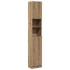 vidaXL Meuble de salle de bain Ch&ecirc;ne artisanal 32x25,5x190 cm