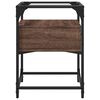 vidaXL Tables de chevet 2pcs chêne marron 40x40x55cm bois d'ingénierie