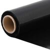 vidaXL Film &eacute;tirable 2 pcs noir 17 &mu;m 50 cm x 300 m