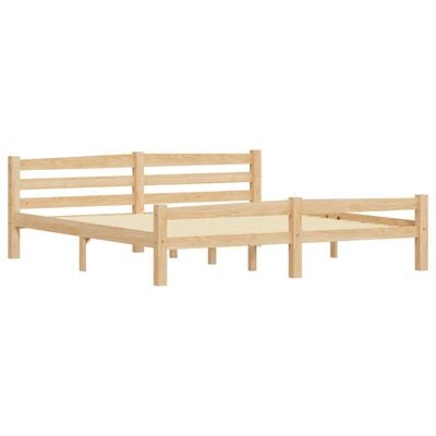 vidaXL Cadre de lit sans matelas bois massif de pin 180x200 cm