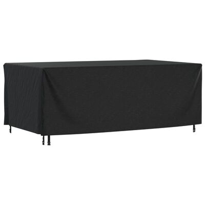 vidaXL Housse de salon de jardin noir 240x140x90 cm imperméable 420D