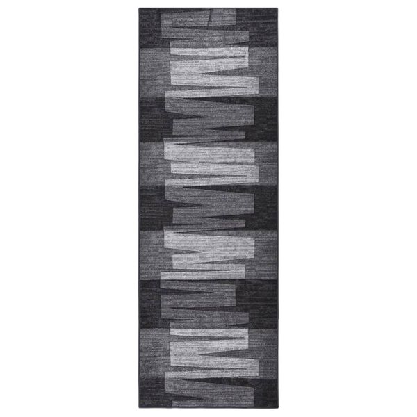 vidaXL Tapis de couloir antid&eacute;rapant Anthracite 67x200 cm