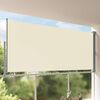 vidaXL Auvent lat&eacute;ral r&eacute;tractable de patio 160 x 300 cm Blanc cass&eacute;